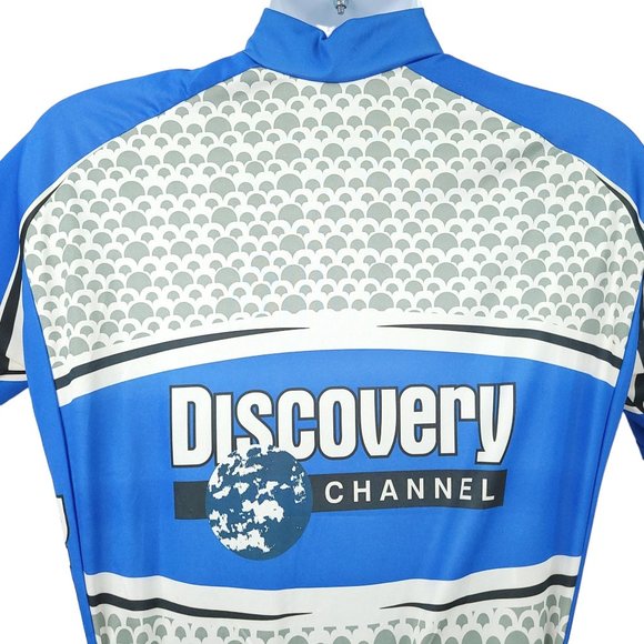 Trek Discovery Channel Cycling Jersey Size XL Berry Floor AMD 24 Fitness - Picture 8 of 13